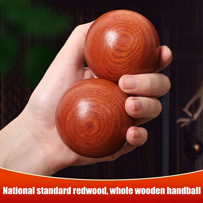 Rosewood Baoding Balls – Chinese Hand Massage Exercise Set