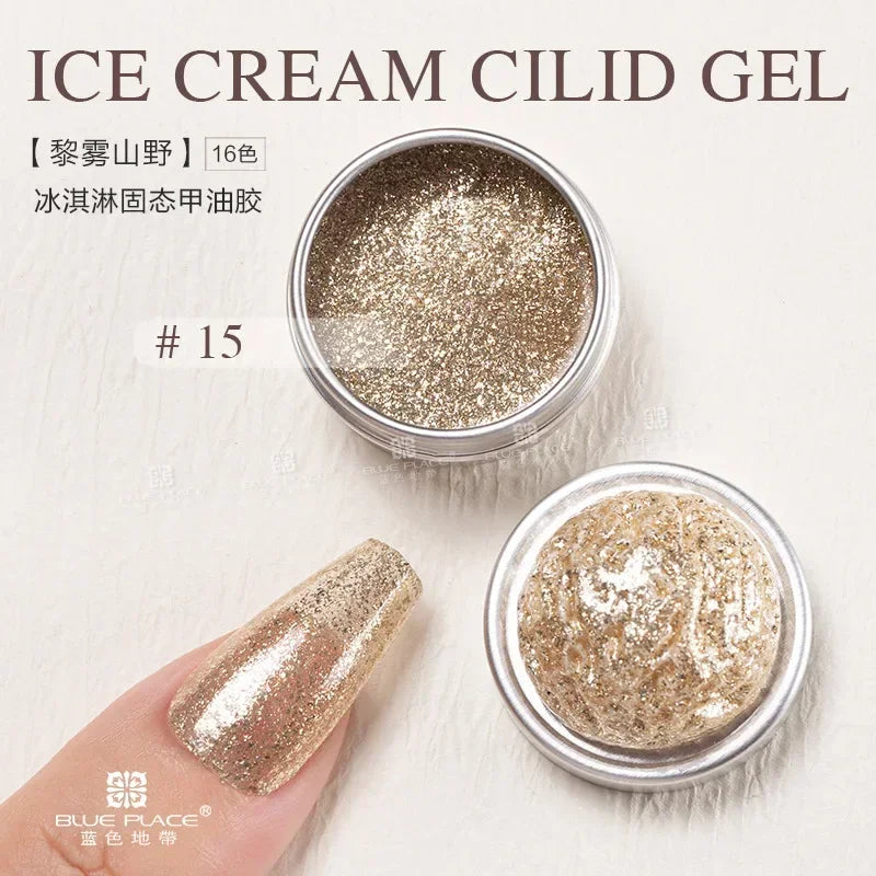 Handaiyan 64 Colors Solid Nail Polish Gel – Ice Cream Texture