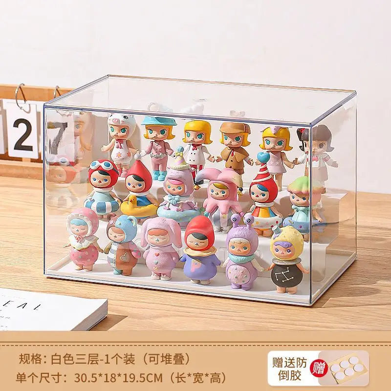 Rotating Multi-Layer Display Rack for Action Figures & Dolls