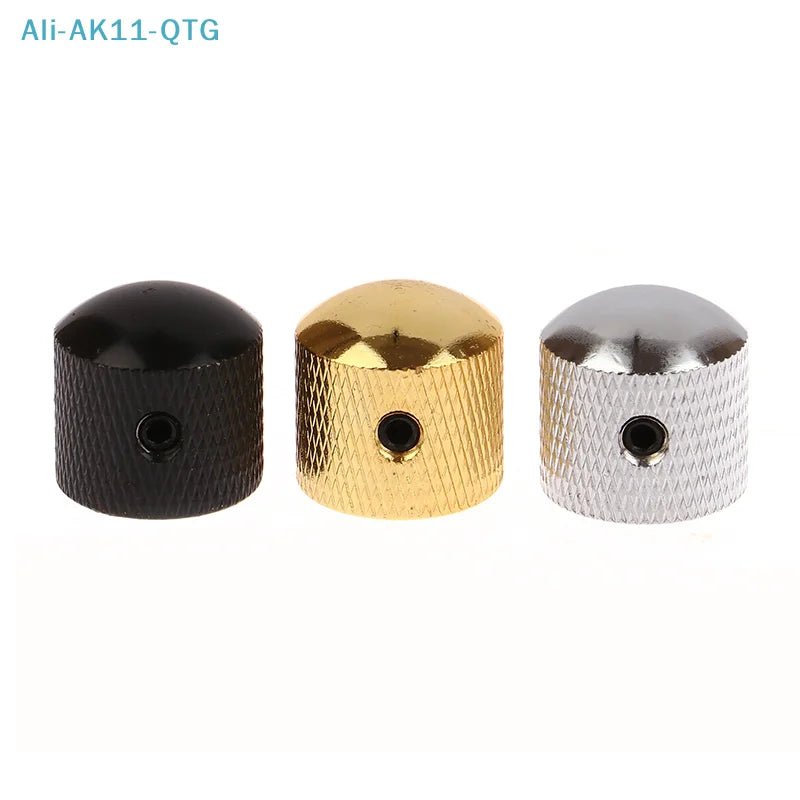 Metal Bass Guitar Tone Volume Knob – Push Cap Replacement
