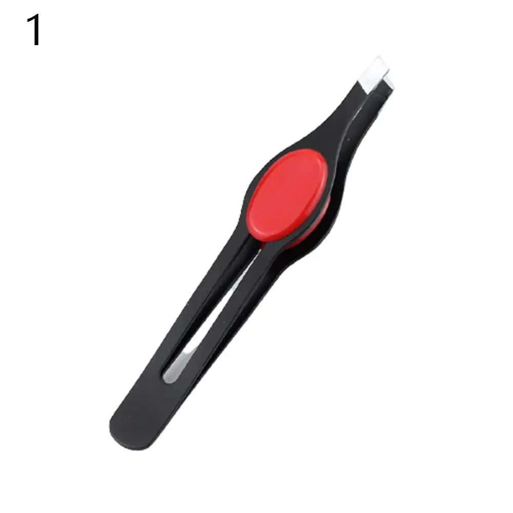 Slanted Stainless Steel Eyebrow Tweezer – Precision Hair Removal