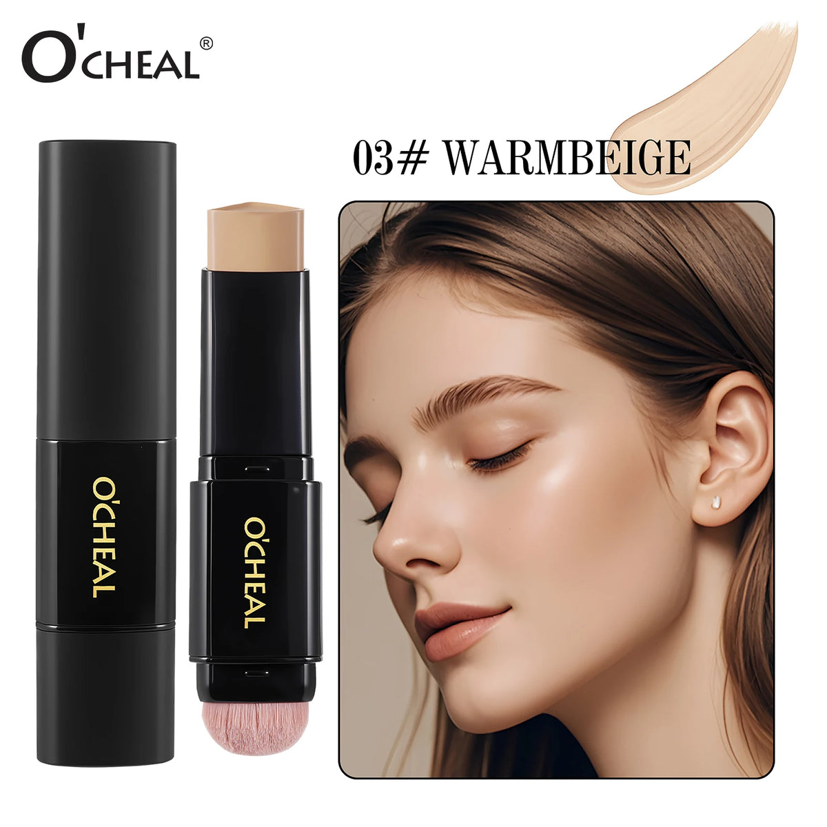 SAMMY Two-Headed Foundation Stick – Waterproof Full Coverage
