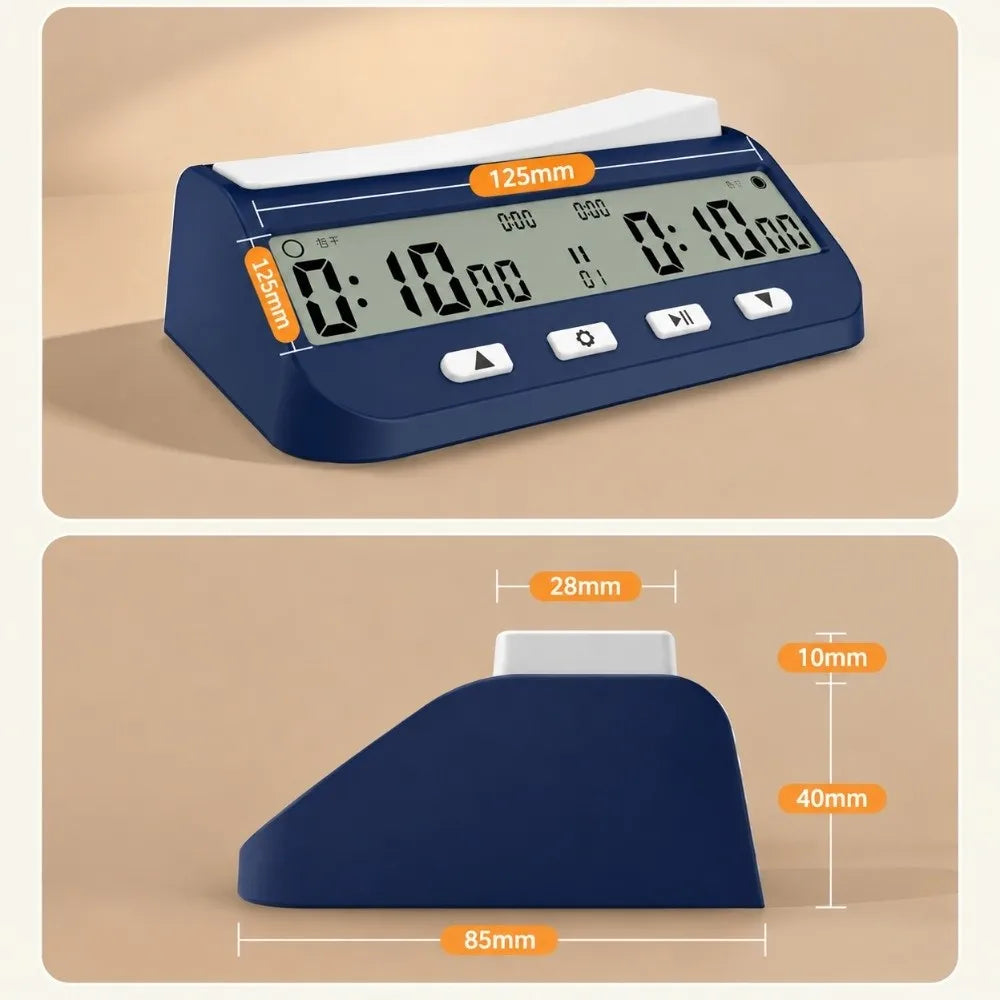 Digital Chess Clock – 5-Mode Timer for Chess & Board Games