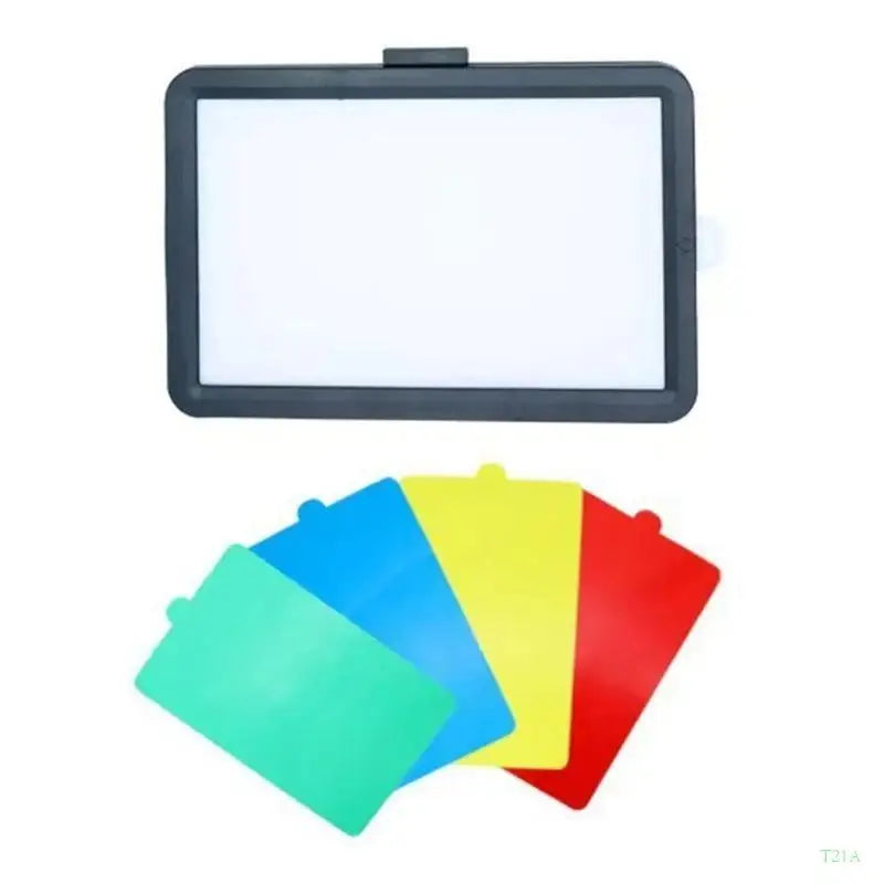 T21A Dimmable USB LED Video Light with Tripod & Color Filters