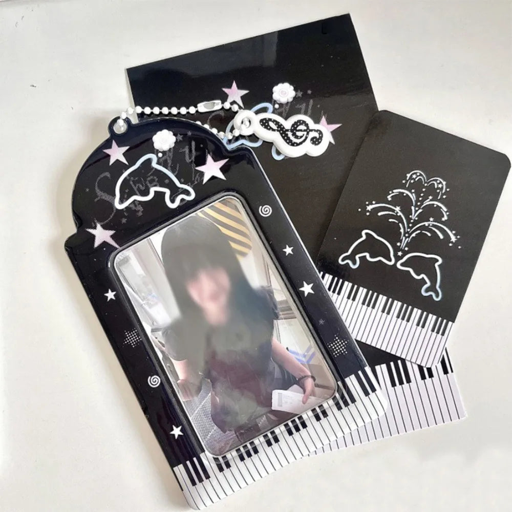 Y2K Kpop Photocard Holder – PVC Mini Idol Photo Card Album