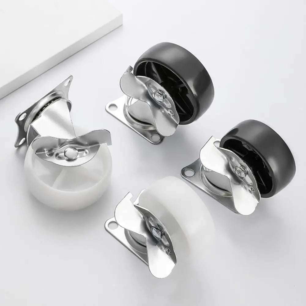 Heavy Duty Swivel Caster Wheels – 360° Nylon Furniture Rollers