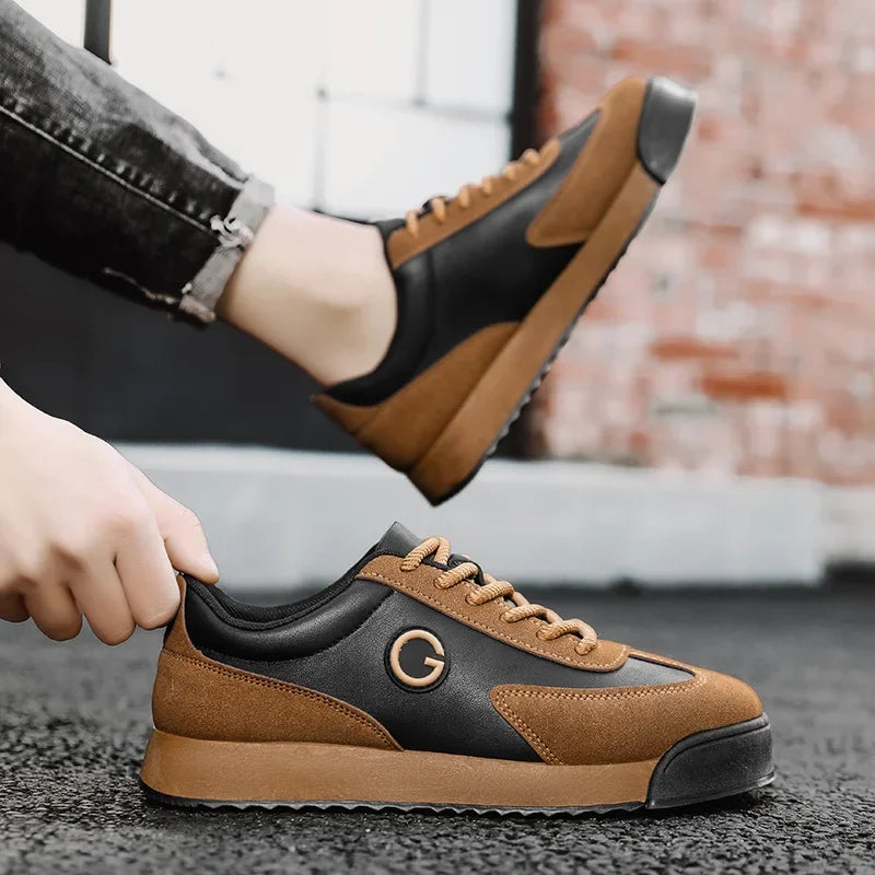 LEDP Retro Platform Sneakers – Men's Casual Sport Shoes