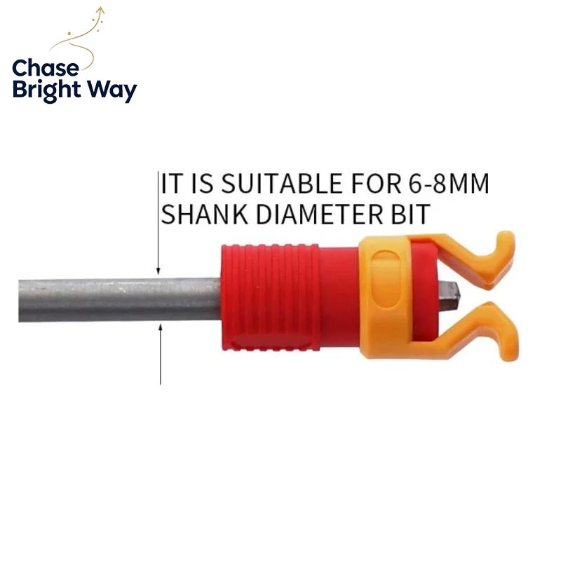 Screw Holder Drill Clamp – Anti-Scratch 1/4" Hex Bit Attachment