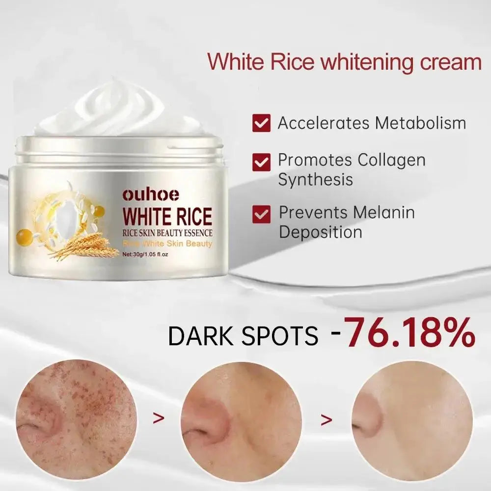 White Rice Brightening Face Cream – Moisturizing Anti-Aging