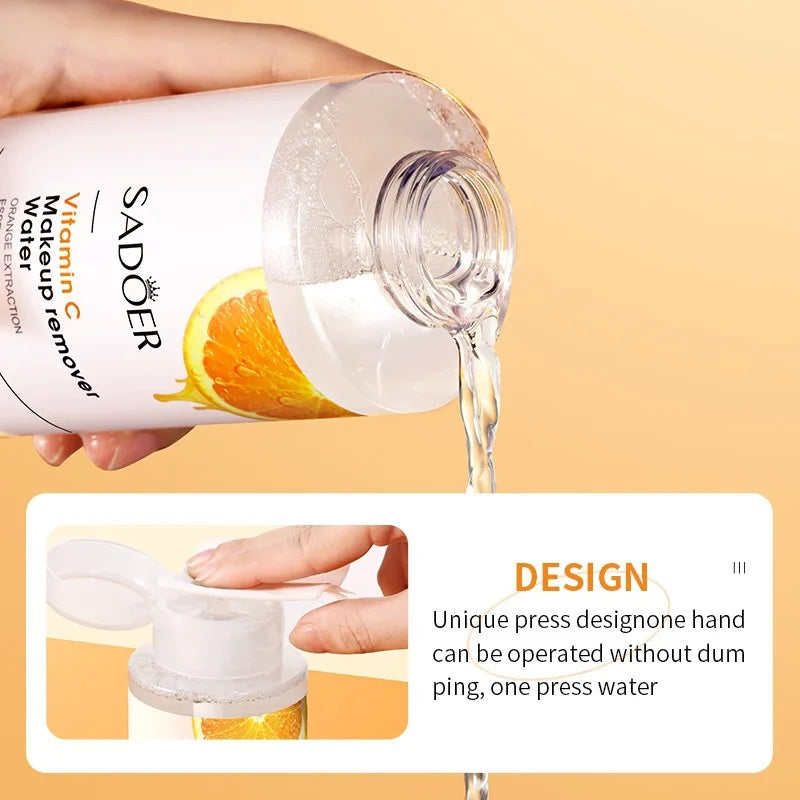 Vitamin C Micellar Cleansing Water – Face & Lip Makeup Remover