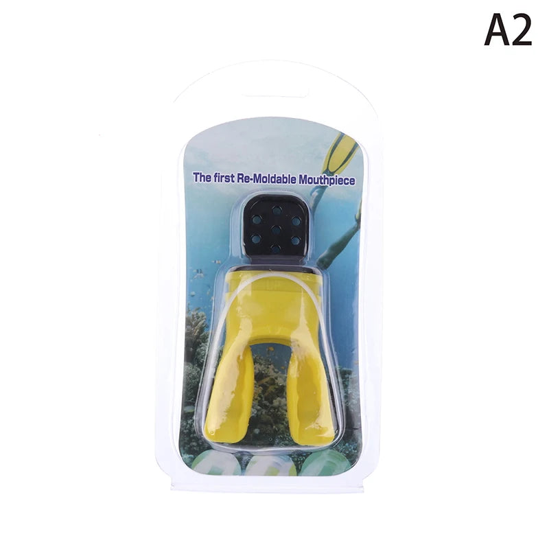 Silicone Scuba Snorkel Mouthpiece – Moldable Bite Regulator