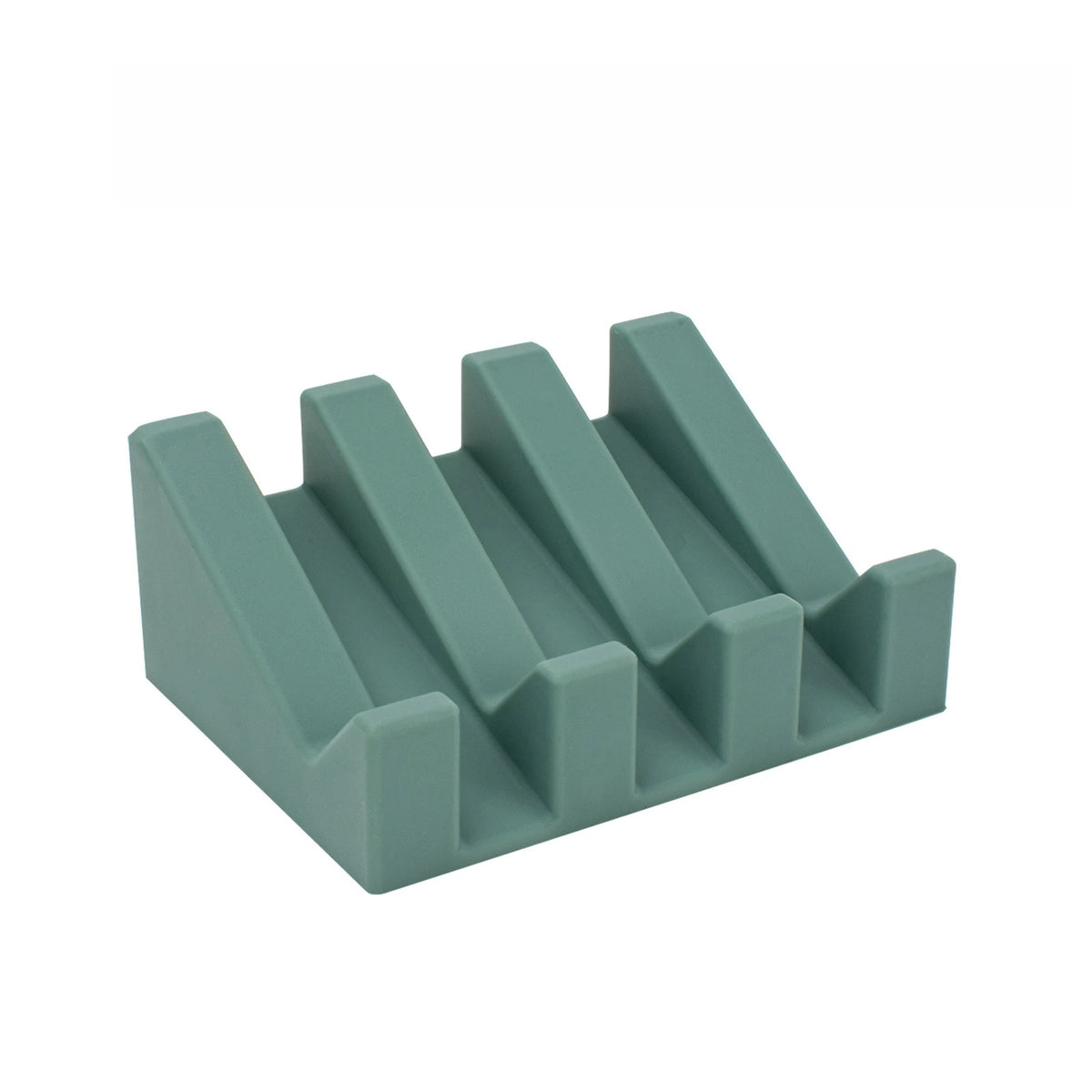 Silicone Self-Draining Soap Dish & Sponge Drain Pad