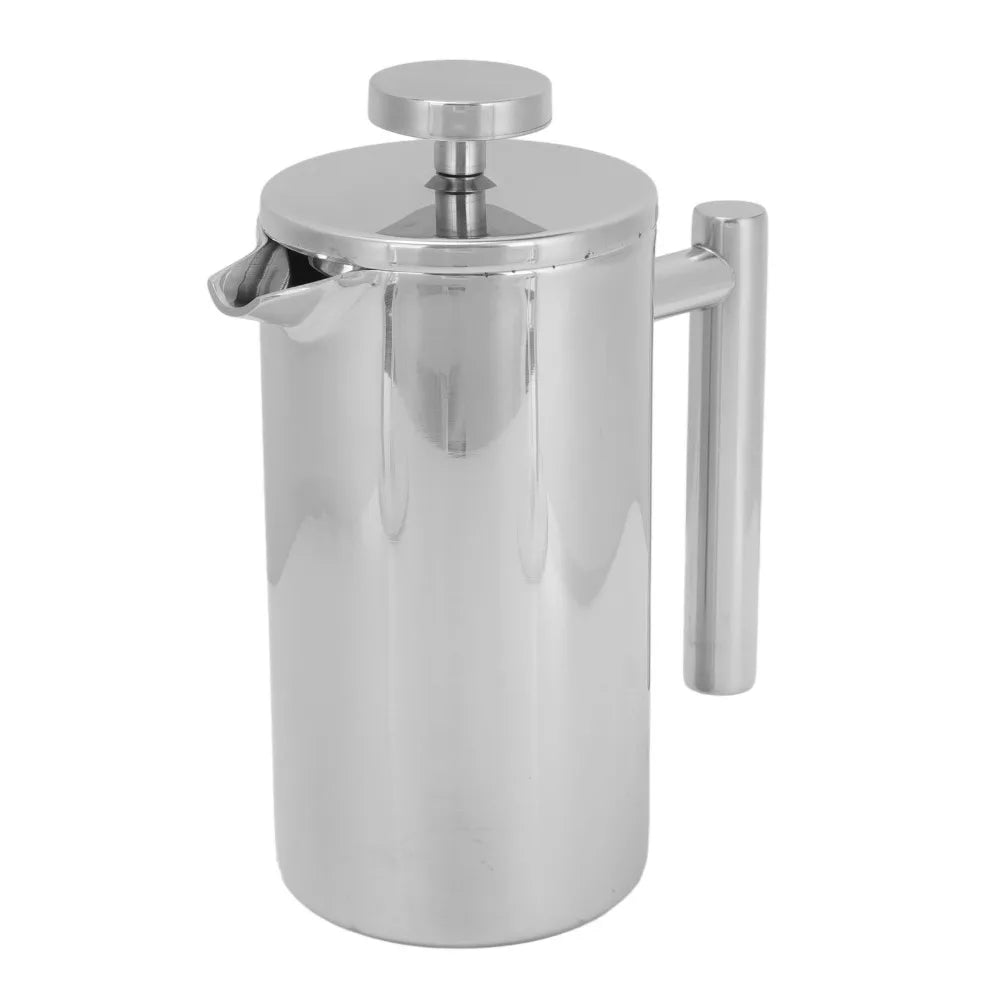 Stainless Steel French Press 27oz/34oz – Triple Filter Coffee Maker