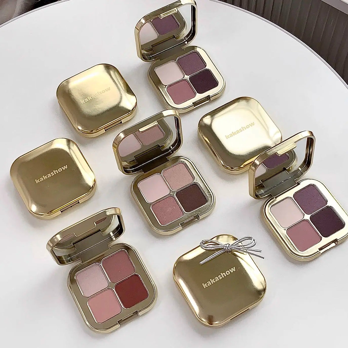 Sunset Magic Eyeshadow Quad – Pearl & Matte 4-Color Palette