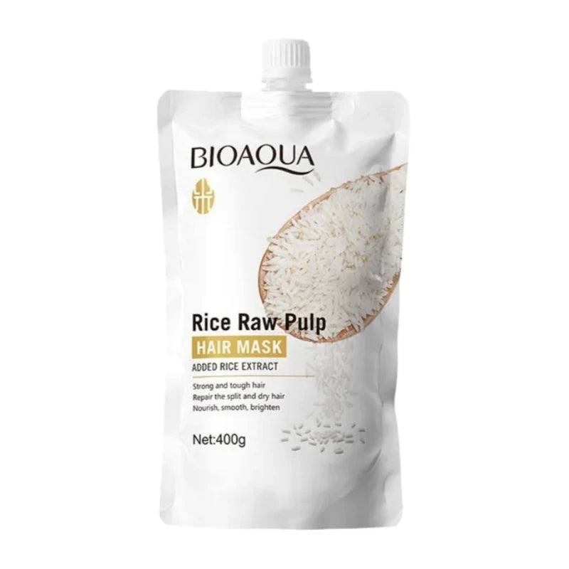 Rice Keratin Hair Mask – Smooth Frizzy Hair in 5 Seconds