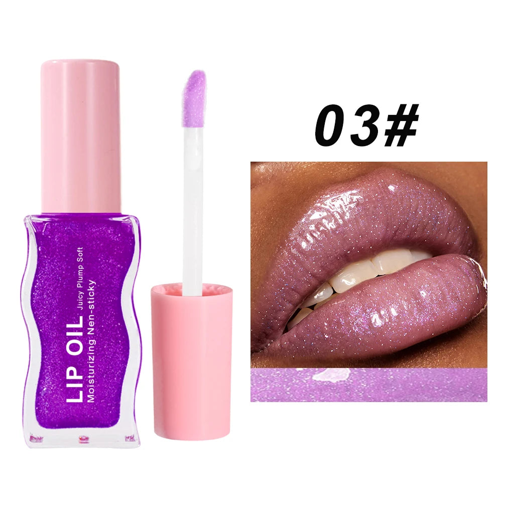 YTRUNS Fruit & Honey Lip Oil – Hydrating Pearl Lip Gloss