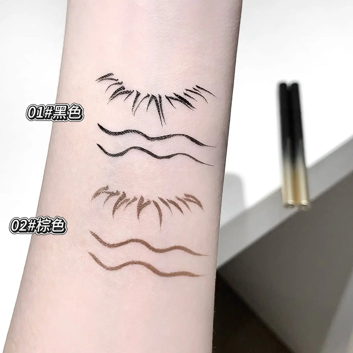 Waterproof Liquid Eyeliner – Ultra-Fine Tip, Smudge-Proof Black