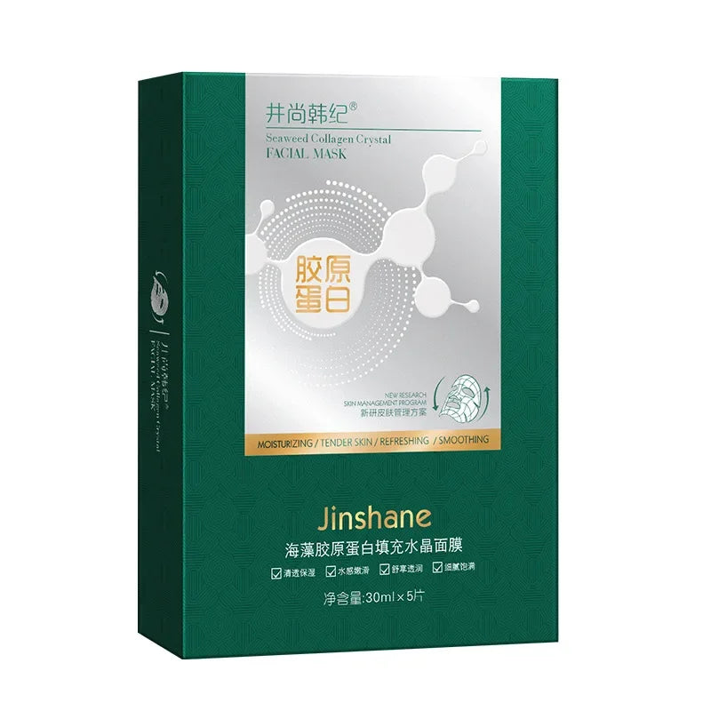 Seaweed Collagen Crystal Gel Face Mask – 5-Pack 30ml