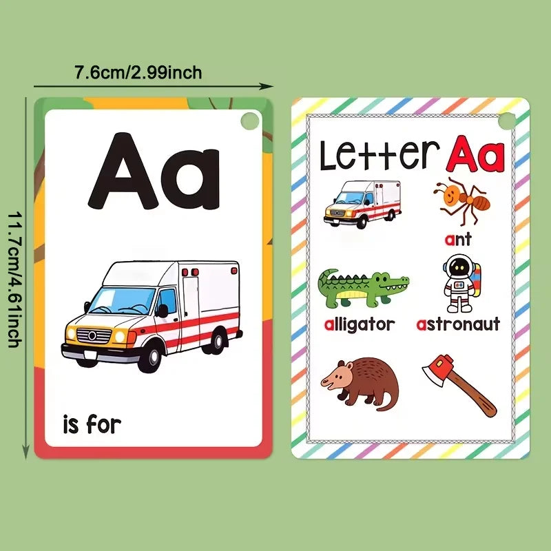 ABC Phonics Flash Cards – Alphabet Learning Toy for Toddlers