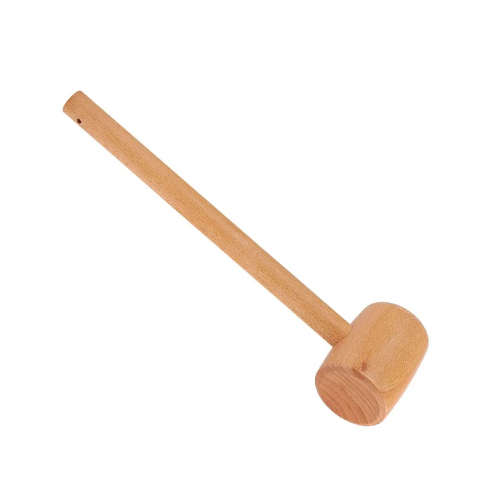 Solid Beech Wood Mallet – Leather Craft & Woodworking Tool