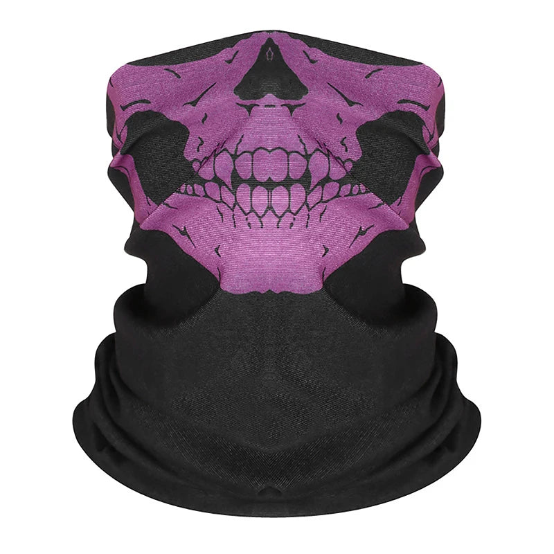Skull Balaclava Face Mask – Motorcycle UV & Wind Shield
