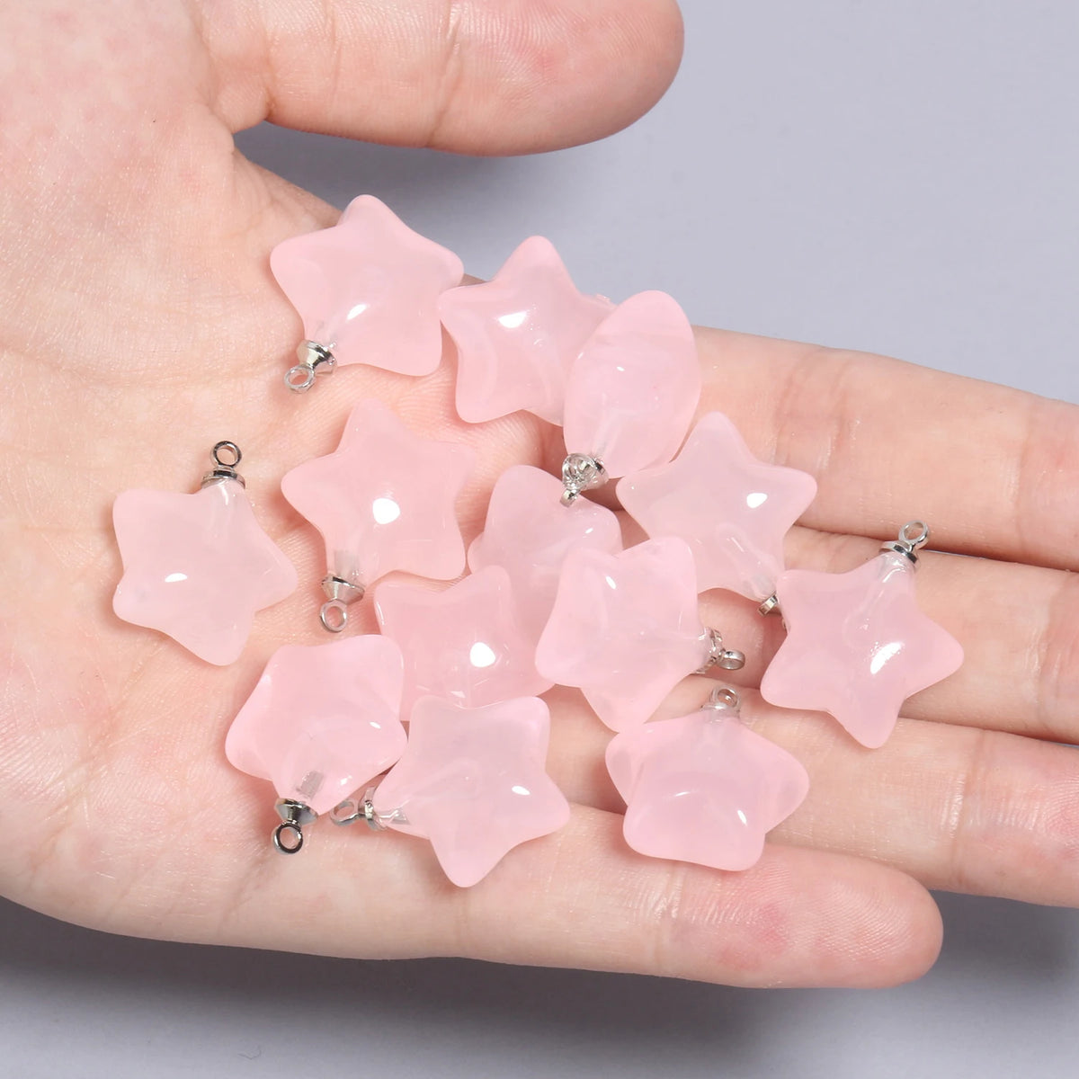 Resin Star Charms Candy Color DIY Jewelry Pendants – 10pcs