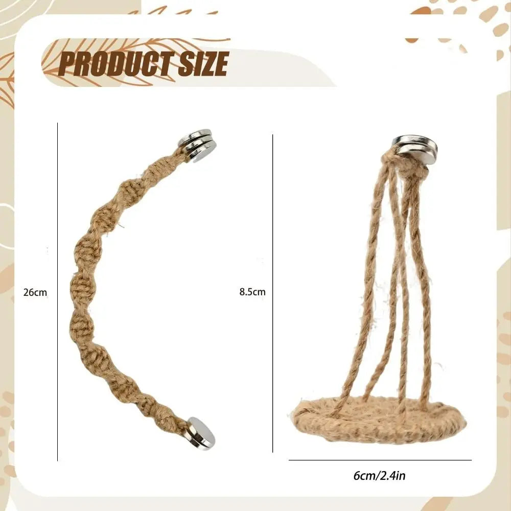Jumping Spider Rope Bridge – Magnetic Cotton Climbing Decor