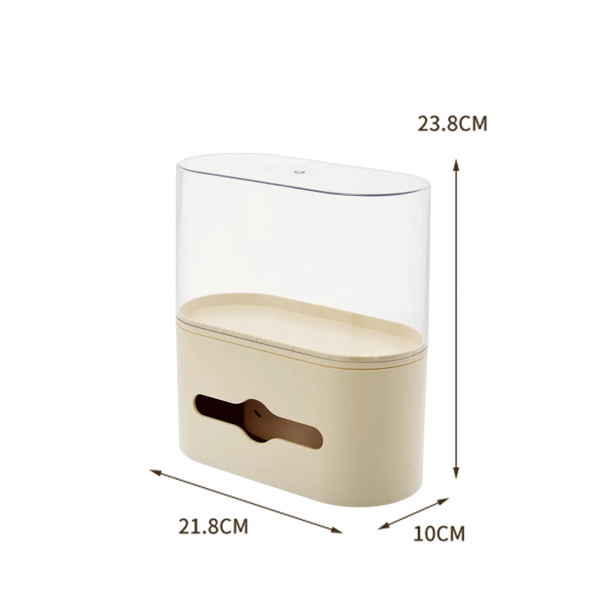 Clear Dustproof Display Case & Tissue Box for Collectible Figures