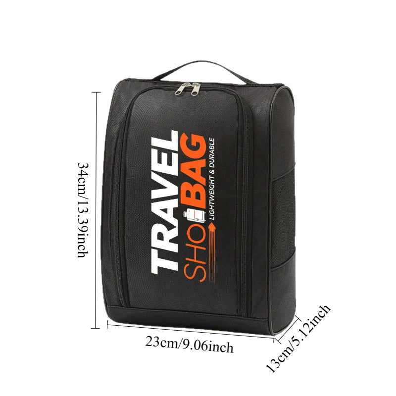 Zippered Travel Shoe Bags – High-Capacity Handheld Storage