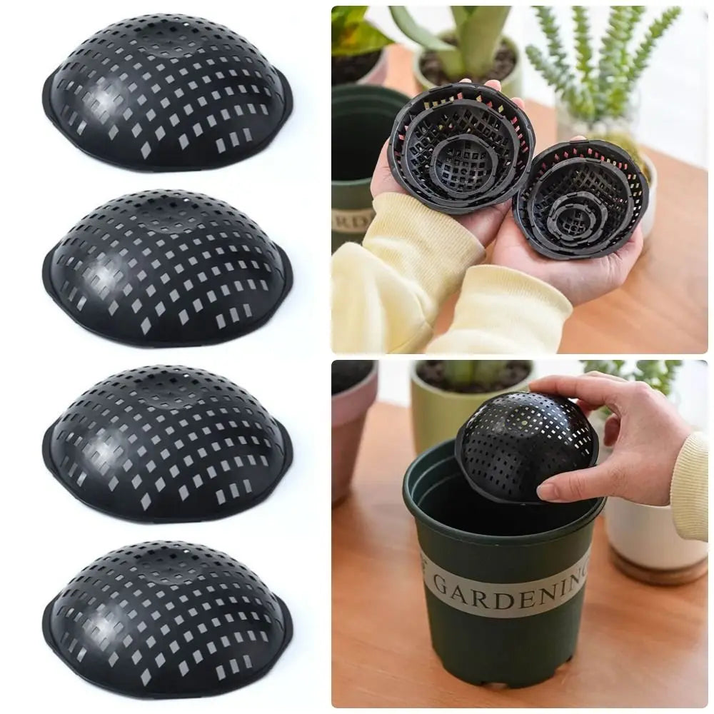 Flowerpot Bottom Grid Mesh Pads – 5/10 Pcs Drainage Mats