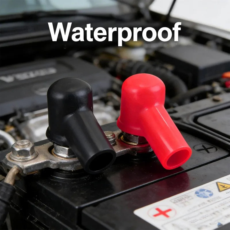 PVC Battery Terminal Insulation Cover Caps – Car & Motorcycle