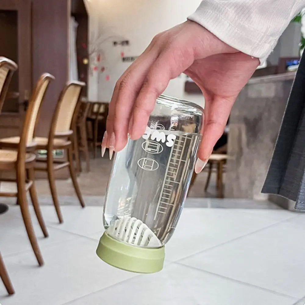 300ml Pocket Water Bottle with Tea Strainer & Measuring Cap