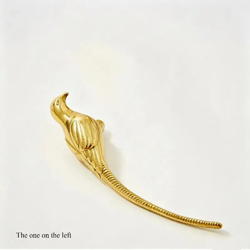 Zinc Alloy Fortune Bird Cabinet Knob – Vintage Furniture Pull