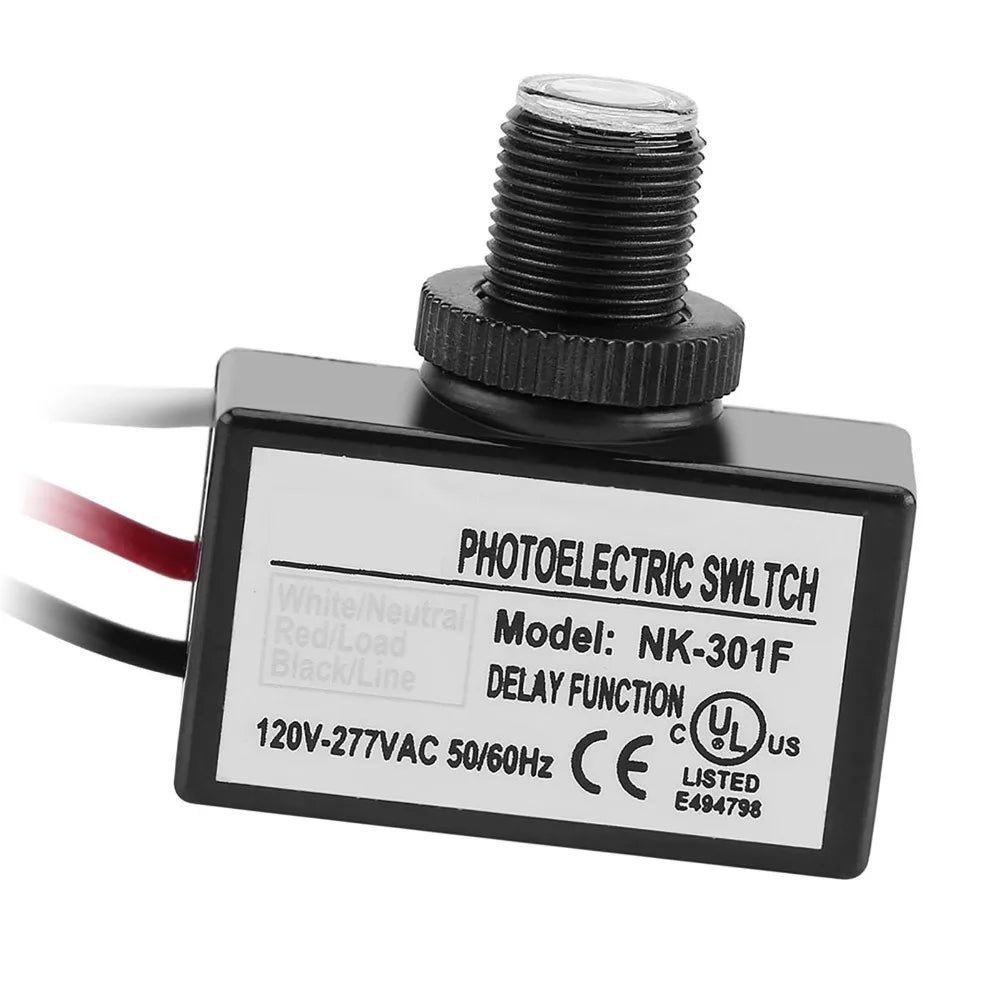 IP65 Photocell Switch 120V-277VAC Auto Dusk to Dawn Sensor