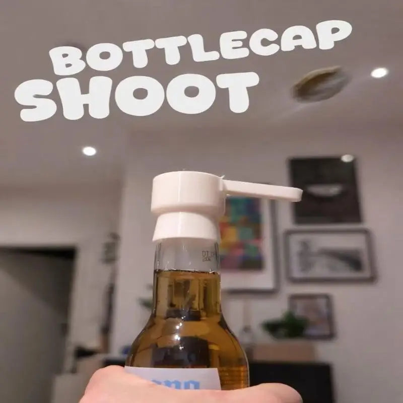 Beer Bottle Opener Cap Launcher – Fun Party Gadget