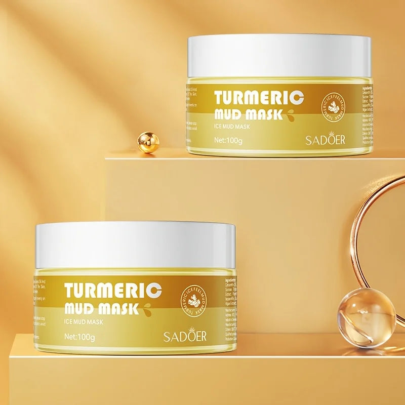 SADOER Turmeric Mud Mask – Ginger Peel Moisturizing Face Mask
