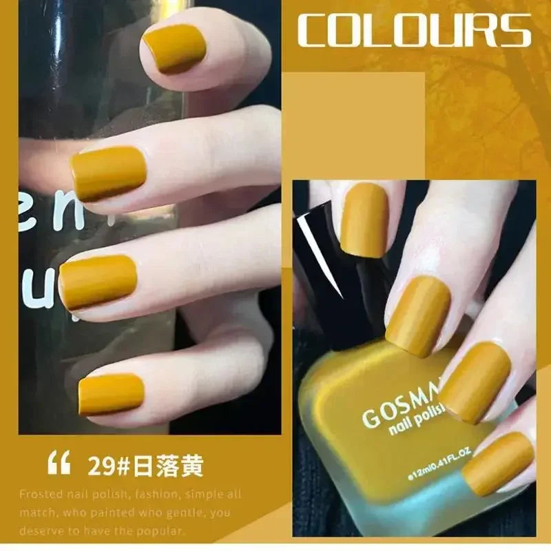 Handaiyan 12ml Frosted Matte Nail Gel Polish – Quick Dry