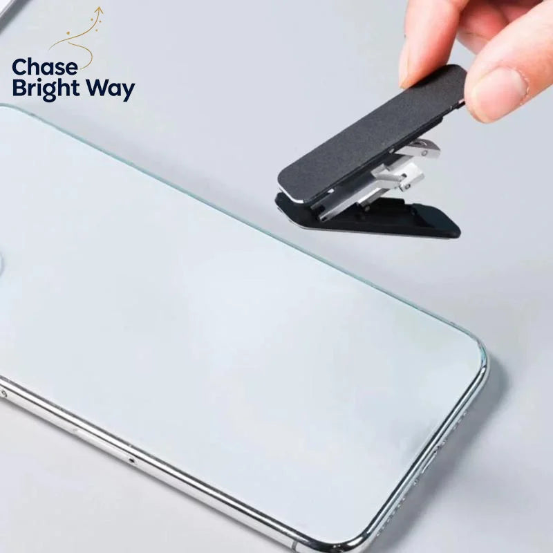Mini Foldable Aluminum Phone Stand | Adjustable Desktop Holder