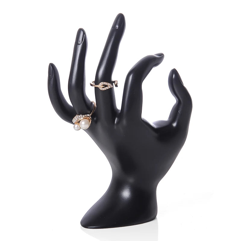 Resin Abstract Art Jewelry Display Bust & Mannequin Head Stand