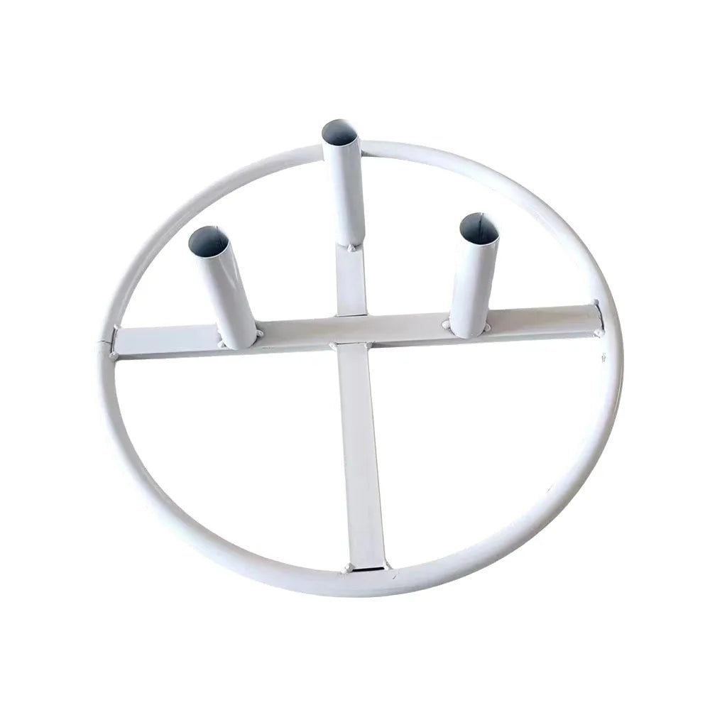 Iron Flower Pole Display Stand – Giant Floor Standing Metal Base