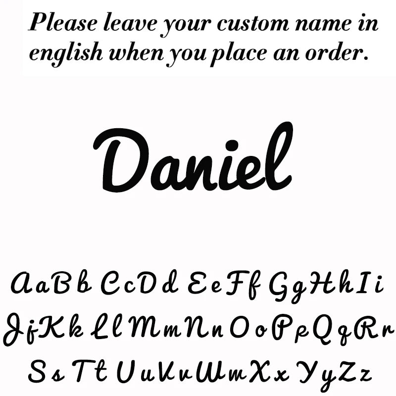 Custom Frosted Name Necklace | Personalized Heart Pendant