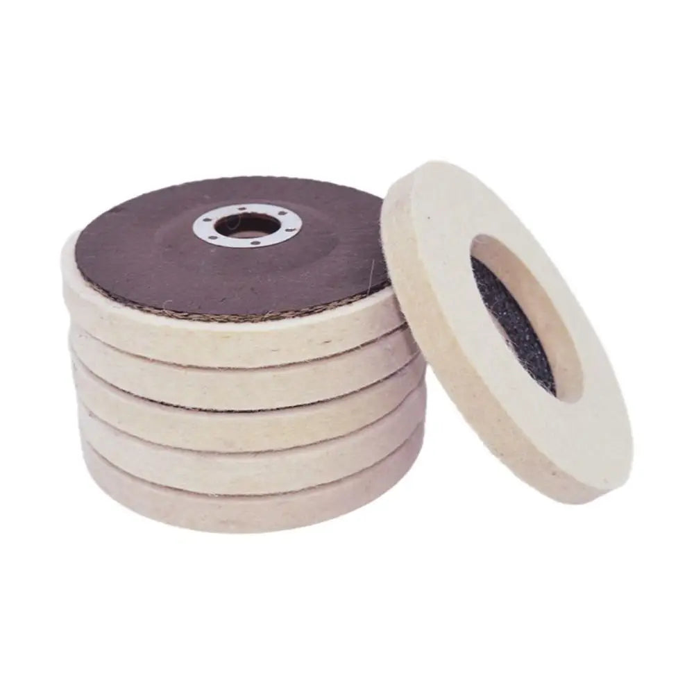 Wool Felt Flap Polishing Disc 125mm – Angle Grinder Buffing