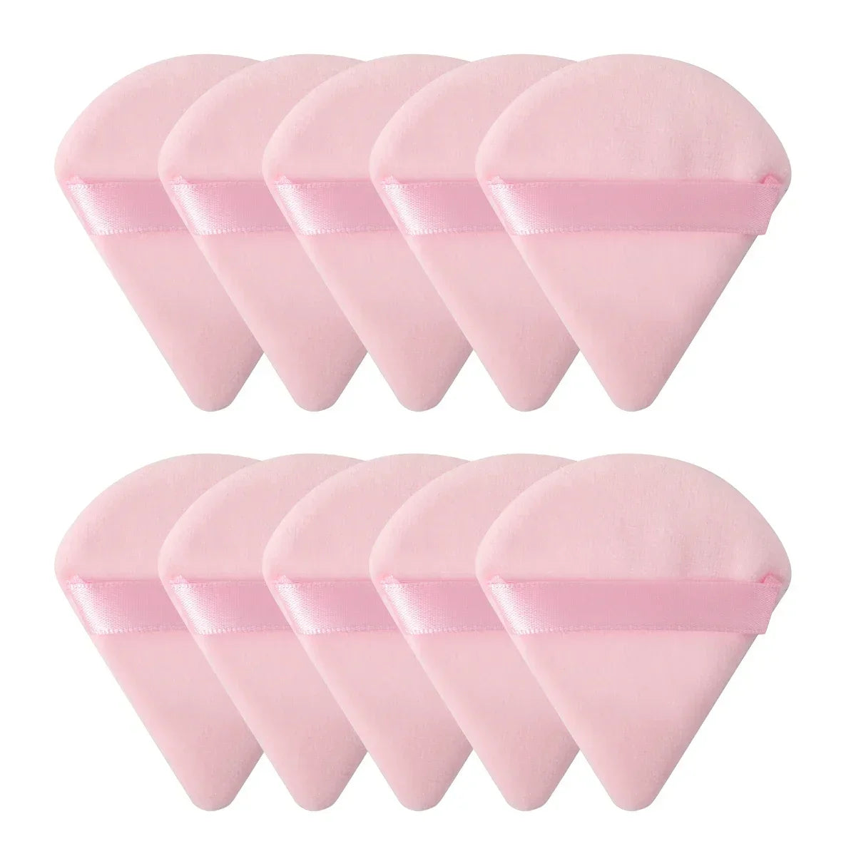 Triangle Velvet Powder Puff Set – Mini Makeup Sponge 10/20 Pcs