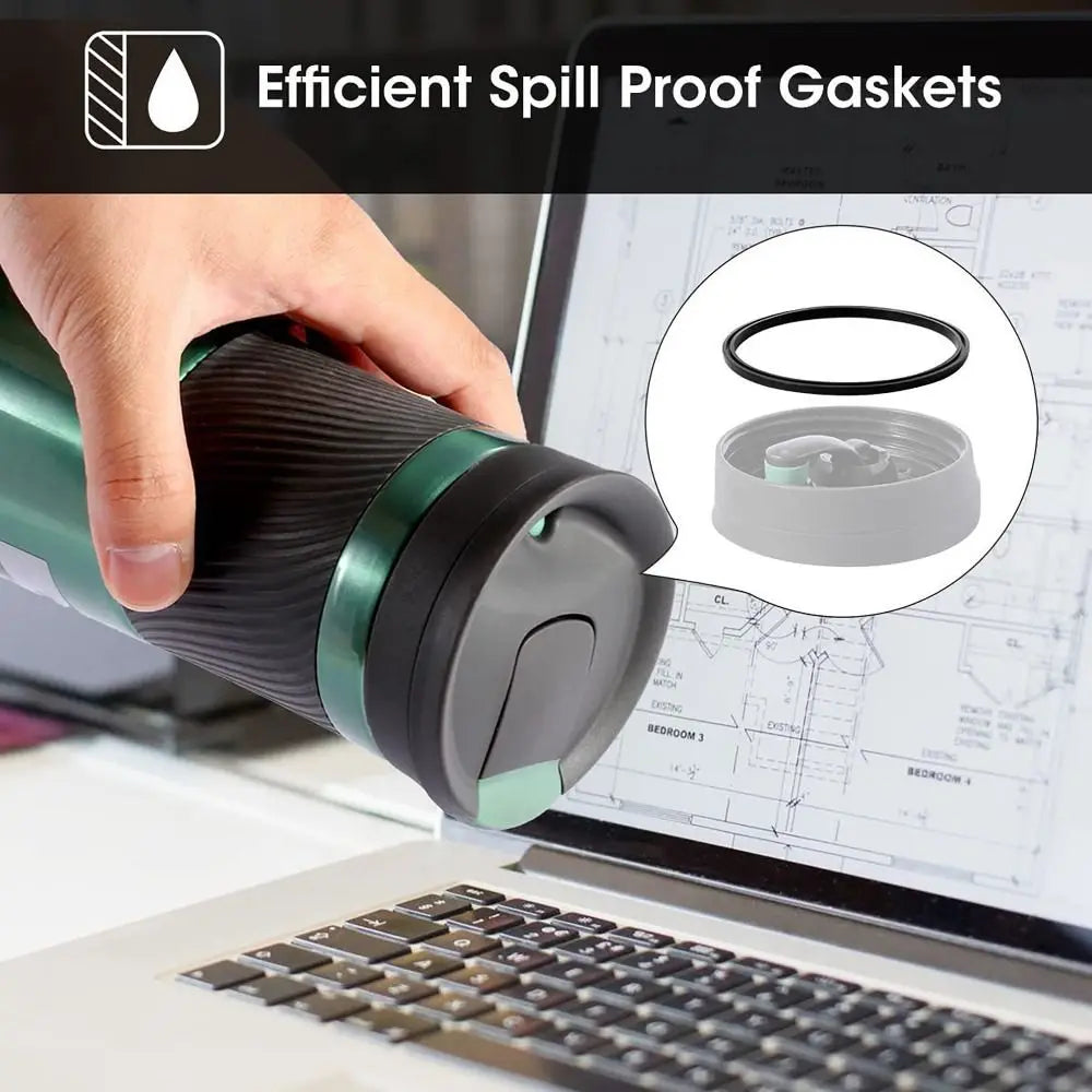Silicone Lid Gasket for 16oz & 20oz Travel Mug Tumbler | 1-4 Pack