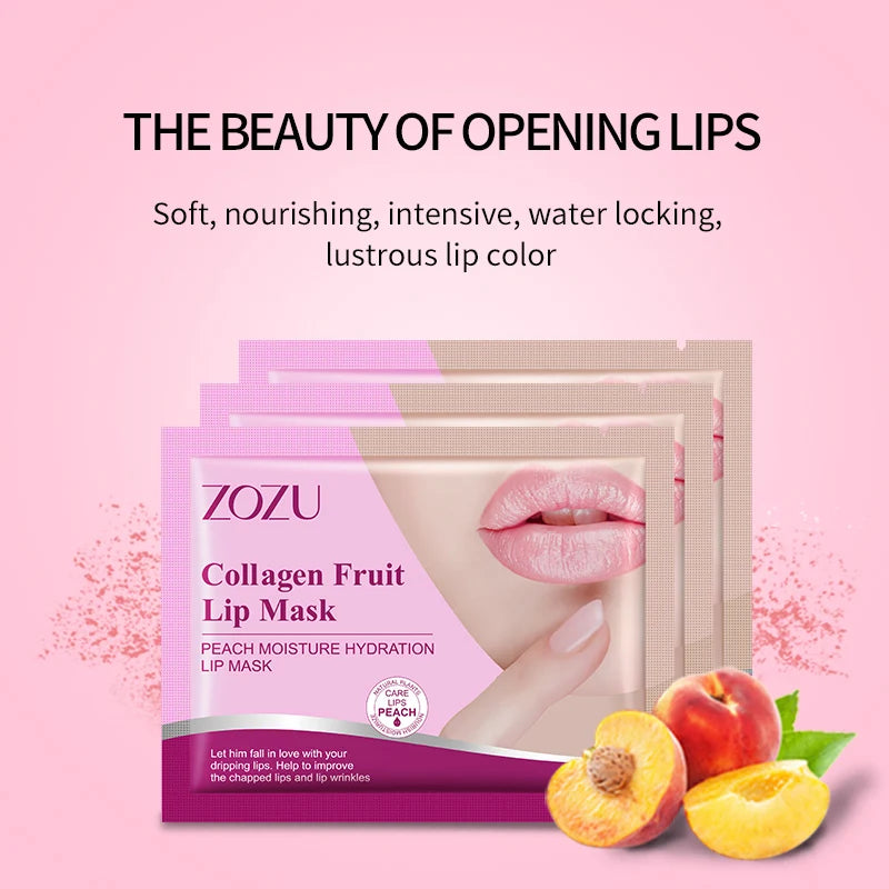 ZOZU Crystal Collagen Lip Mask – 10pc Moisturizing Patches