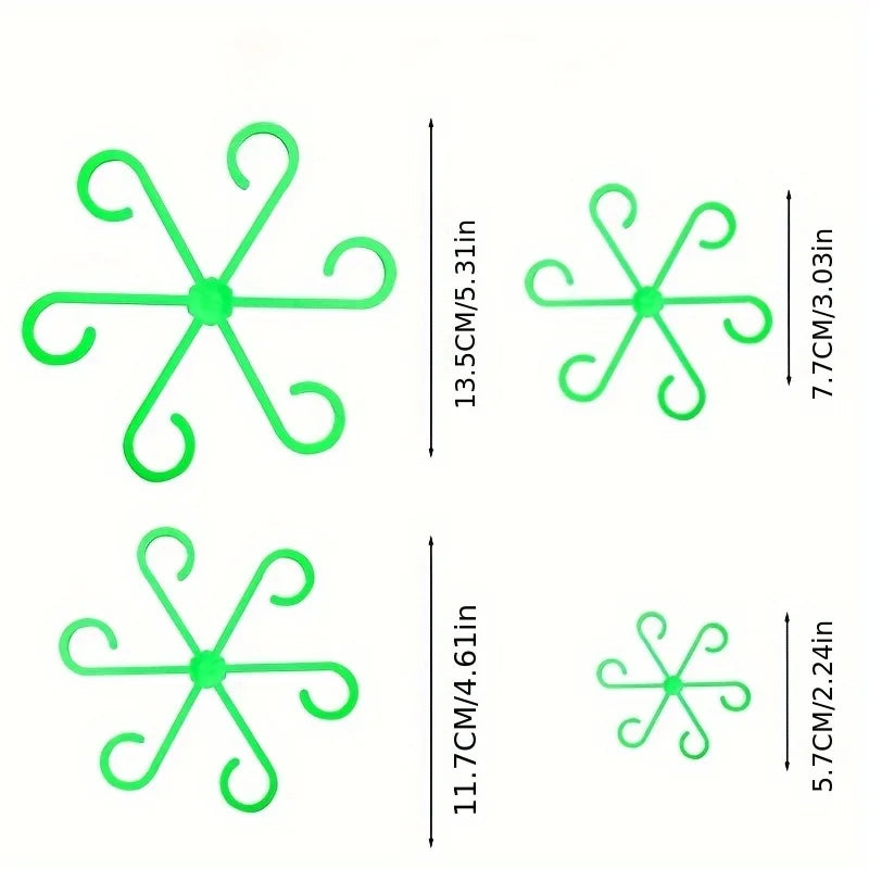 Plant Stem Support Clips – Nylon Branch Fixator Set (4/8 Pcs)
