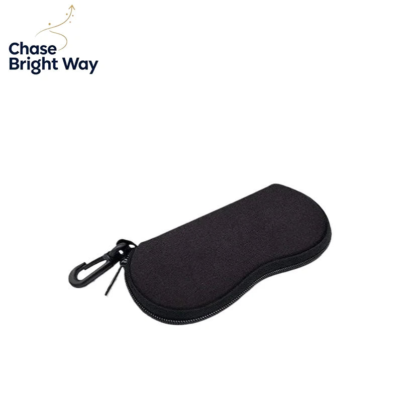 Neoprene Glasses Pouch with Carabiner – Scratch-Resistant Case