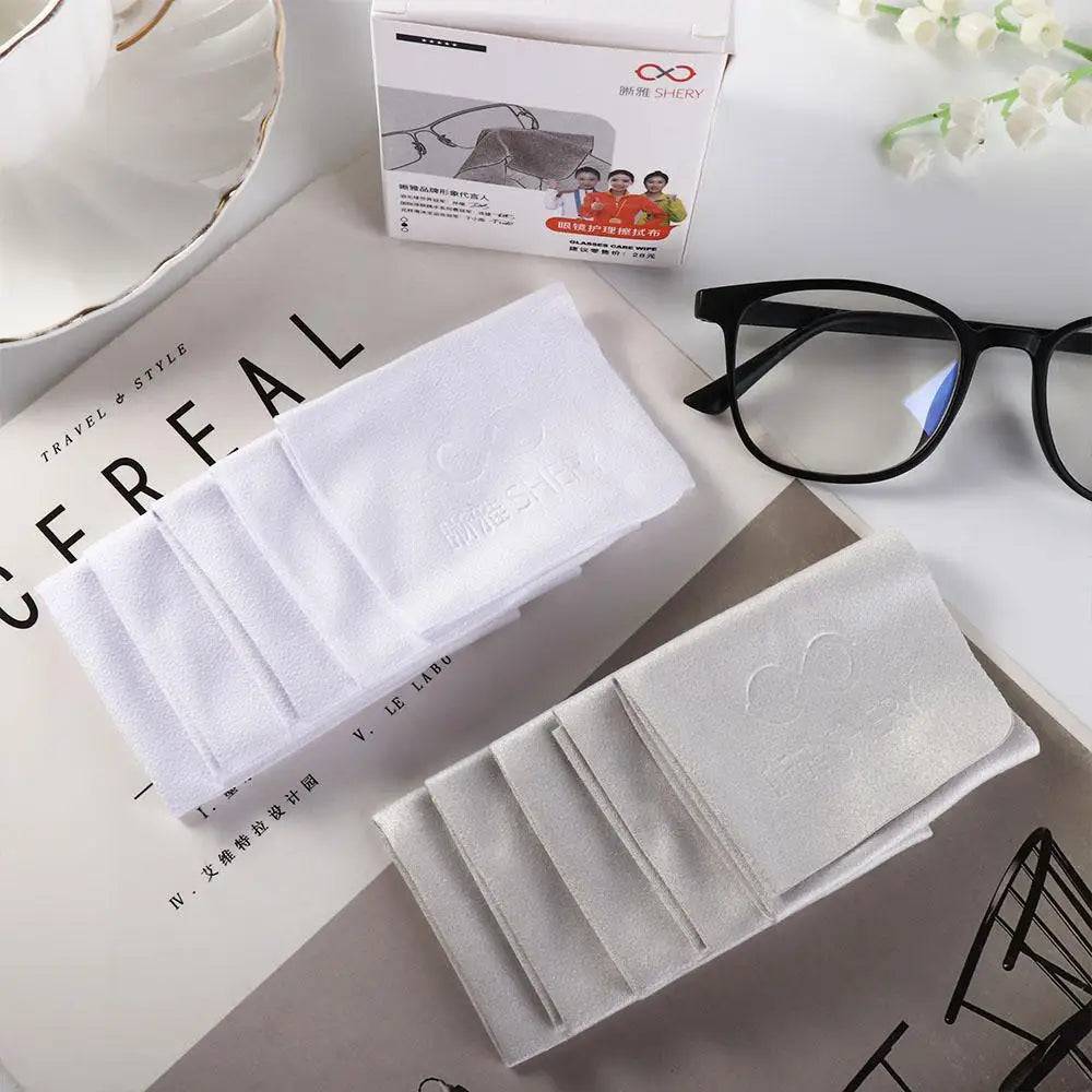 Microfiber Lens Cleaning Cloth – Soft Suede Glasses Wipes 5/10 Pack