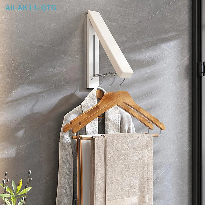 Wall-Mounted Folding Clothes Drying Rack | Space-Saving Laundry