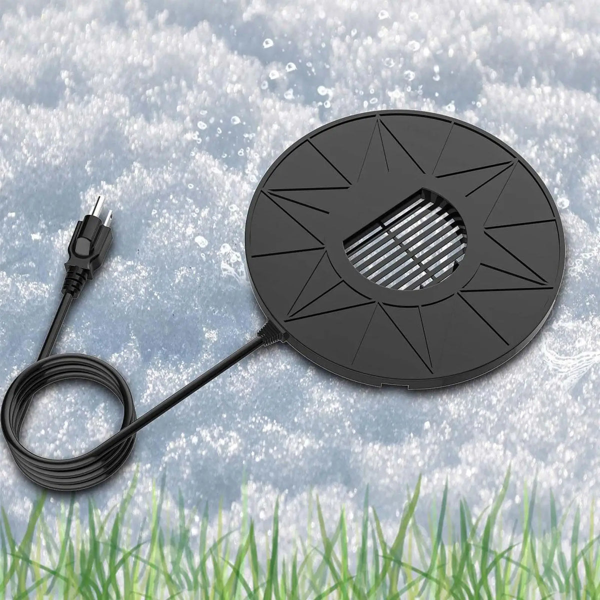 Thermostatic Bird Bath Heater Deicer – 70W Outdoor Winter